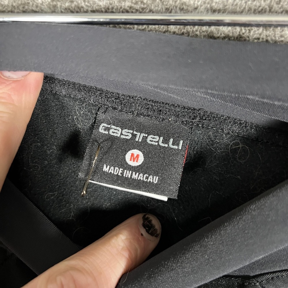 Castelli Thermal Cycling Leggings Mens Medium Black Padded Winter Bike Pants - Picture 5 of 9